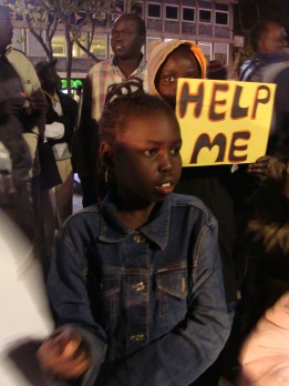 South Sudanese girl facing deportation from Israel to South Sudan (photo: Mya Guarnieri)
