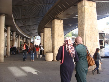 Palestinian women face difficulties getting to school because of Israeli restrictions on freedom of movement (photo: Mya Guarnieri)